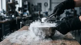 Cómo hacer humo con hielo seco
