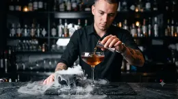 Coctelería y hostelería con hielo seco